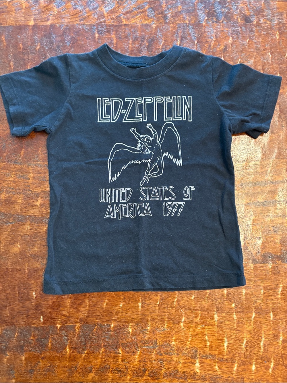 Kids Black Short Sleeve Graphic Tee